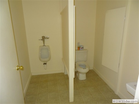 Double stall men's room